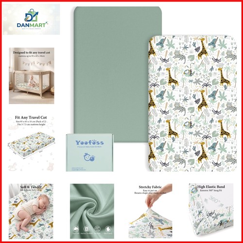 Travel cot fitted sheets - travel,