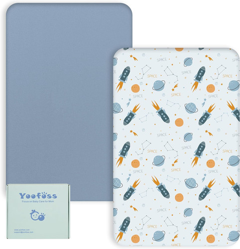 Travel cot fitted sheets - travel, x